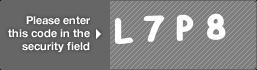 captcha code for visual authentication  letter L number 7 letter P number 8