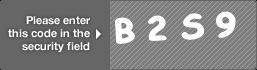 captcha code for visual authentication  letter B number 2 letter S number 9