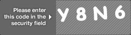 captcha code for visual authentication  letter Y number 8 letter N number 6