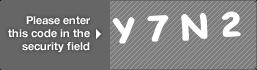 captcha code for visual authentication  letter Y number 7 letter N number 2