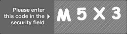 captcha code for visual authentication  letter M number 5 letter X number 3