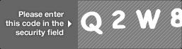 captcha code for visual authentication  letter Q number 2 letter W number 8