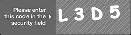 captcha code for visual authentication  letter L number 3 letter D number 5