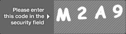 captcha code for visual authentication  letter M number 2 letter A number 9