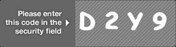 captcha code for visual authentication  letter D number 2 letter Y number 9
